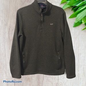 VINEYARD VINES Sweater 1/2 Zip Pullover Gray XS